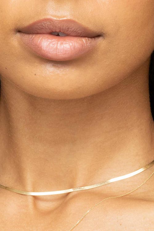 ORADINA ORADINA 14K YELLOW GOLD PARK AVENUE HERRINGBONE CHOKER 