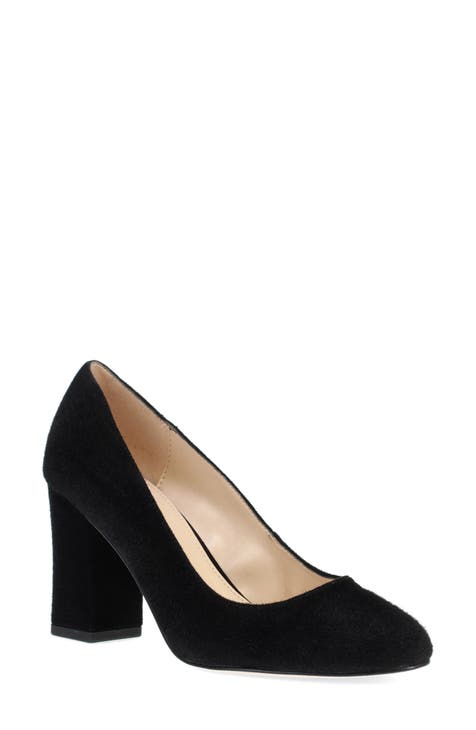 Small black block online heels