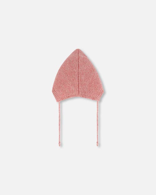 Deux Par Deux Baby Girl's Baby Pointed Knit Hat In Pink In Faded Rose
