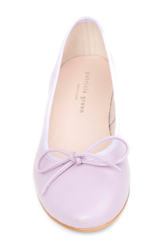 Shop Patricia Green Skim Ballerina Flat In Lilac