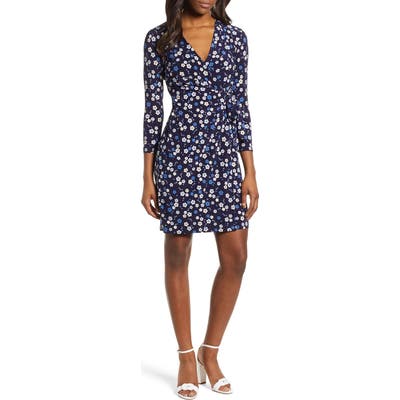 Anne Klein Haviland Wrap Dress, Blue