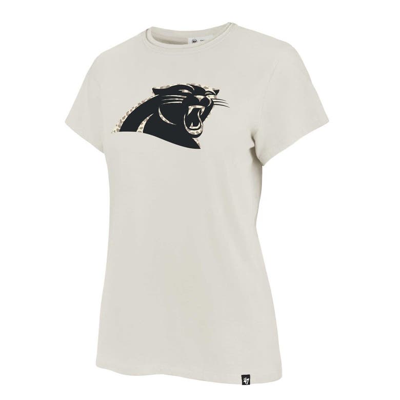 Shop 47 ' Cream Carolina Panthers Panthera Frankie T-shirt
