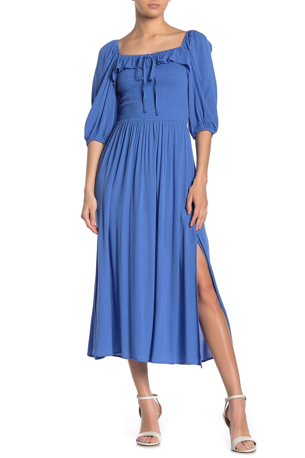 ruffle flounce dress
