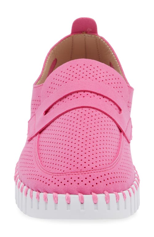 Ilse Jacobsen Tulipu Penny Loafer In Rose Violet