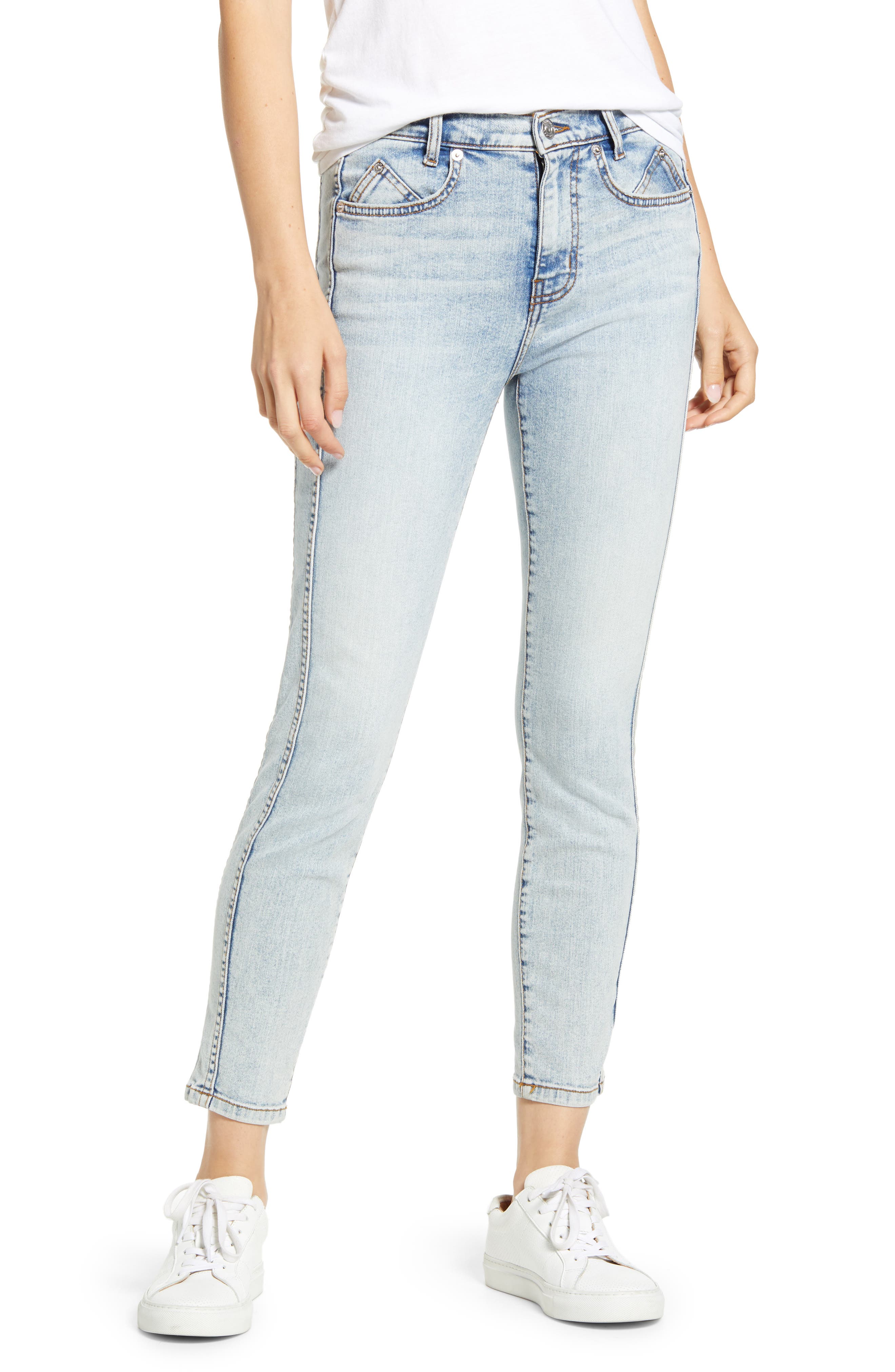 rise Ankle Skinny Stiletto Jeans 