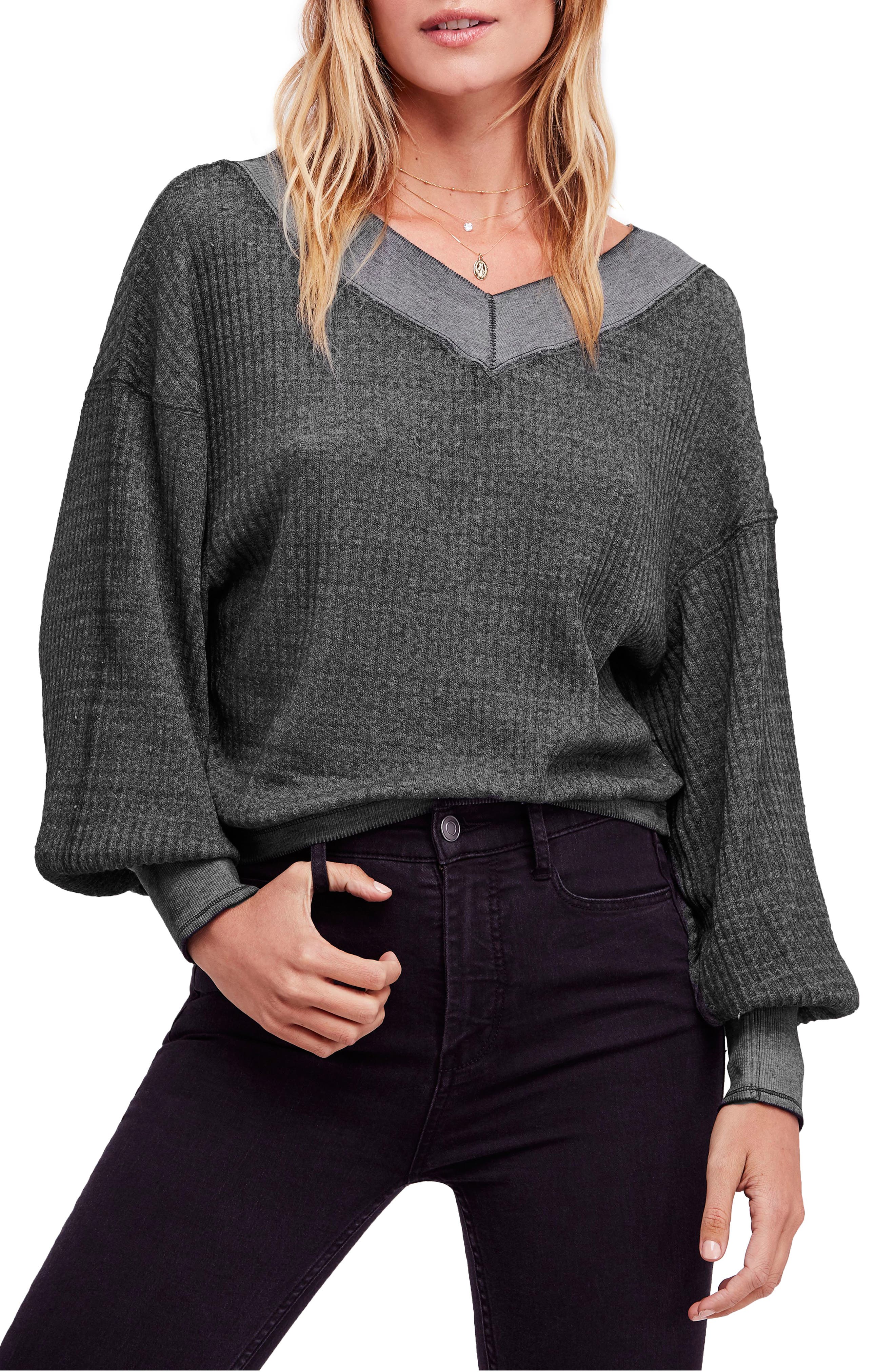 free people south side thermal top