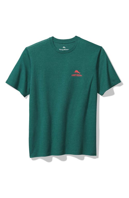 Tommy Bahama Jungle All the Way Graphic T-Shirt in Deep Sea Teal Heather at Nordstrom, Size X-Large
