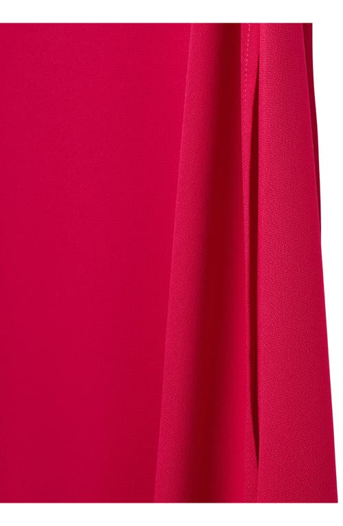 Shop Mango Cape Maxi Dress In Pink