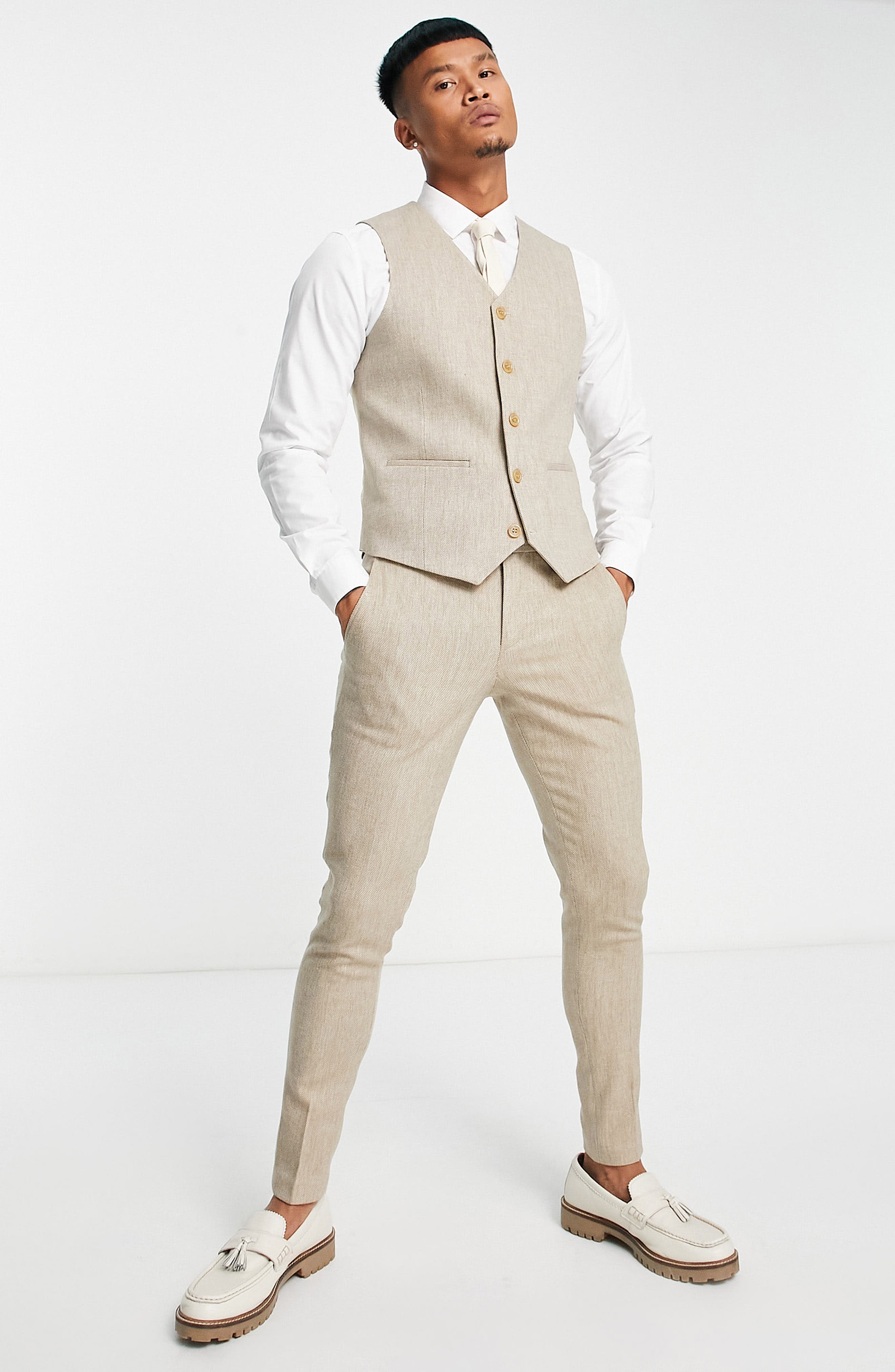 super skinny suit trousers