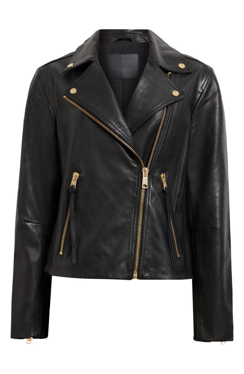 AllSaints Dalby Leather Biker Jacket | Nordstrom