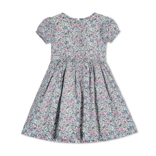 HOPE & HENRY HOPE & HENRY GIRLS' ORGANIC RUFFLE EDGE PUFF SLEEVE DRESS, KIDS 