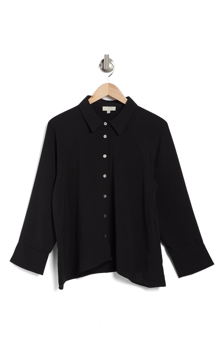 CHENAULT Raglan Sleeve Button Front Blouse Nordstromrack