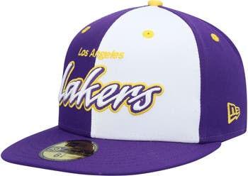 Los Angeles Lakers New Era Color Pack 59FIFTY Fitted Hat - Lavender/Black