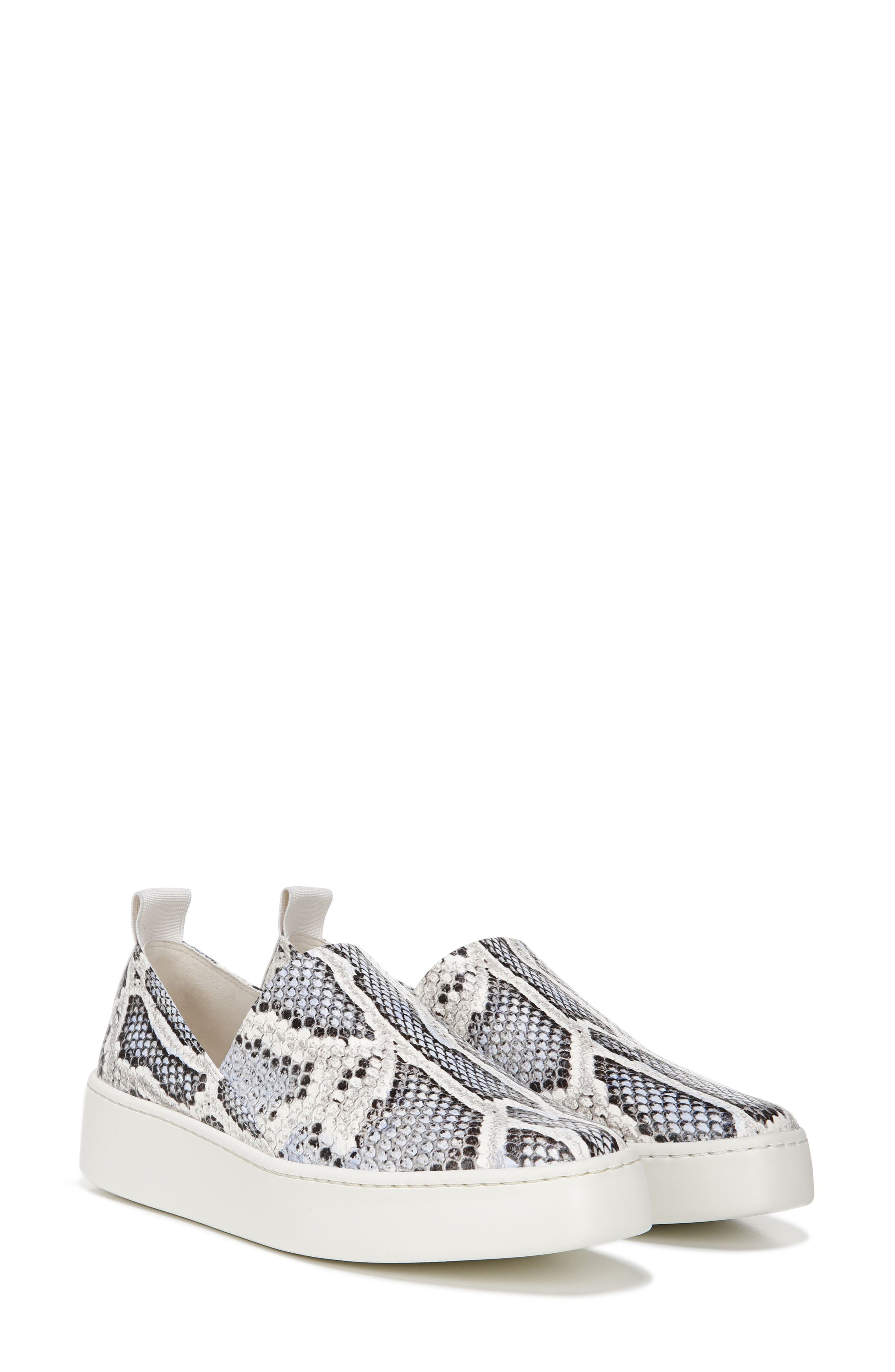 vince black slip ons
