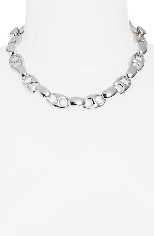 Shop Nordstrom Bubble Mariner Chain Necklace In Rhodium