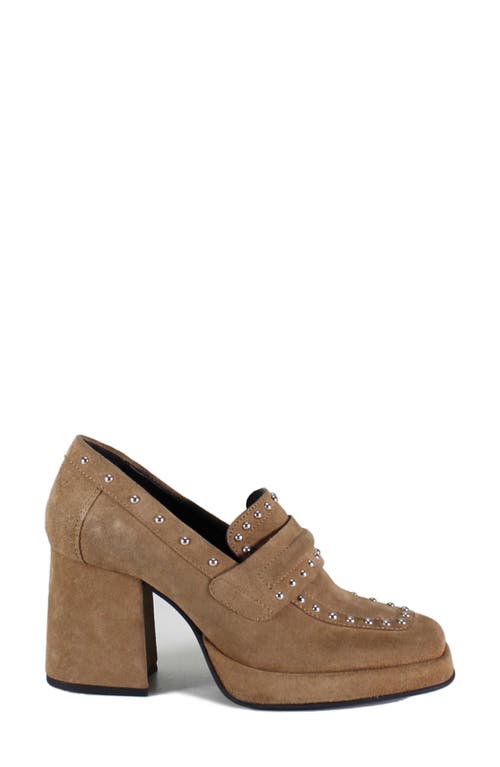 Shop Diba True Song Notes Platform Pump In Camel