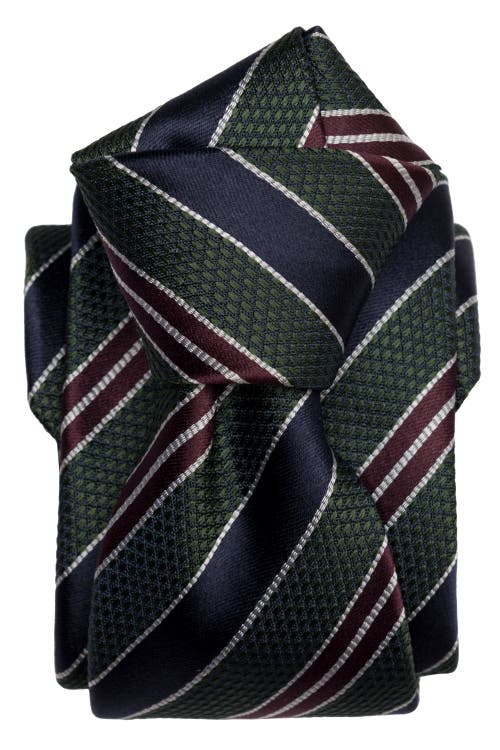 Elizabetta Vesuvio In Green And Navy