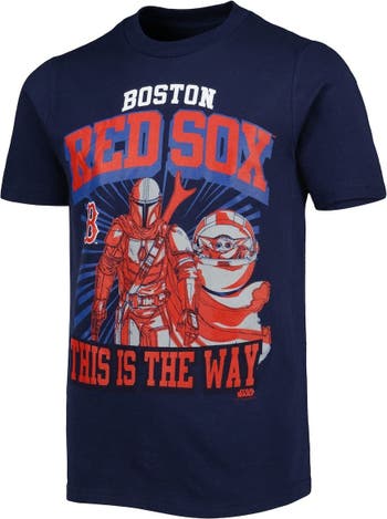 Outerstuff Youth Navy Boston Red Sox Star Wars This Is The Way T-Shirt