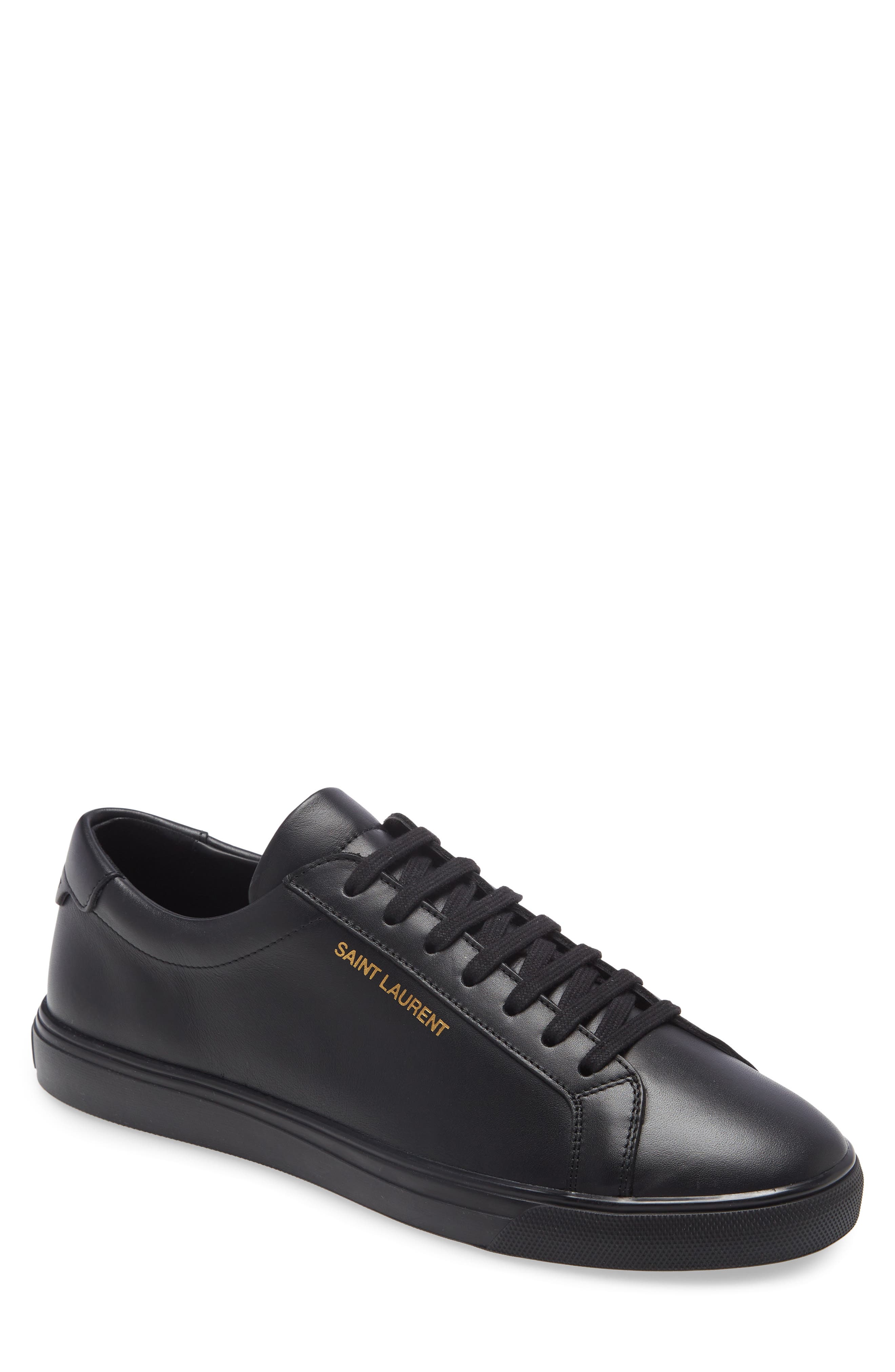 saint laurent men's black sneakers