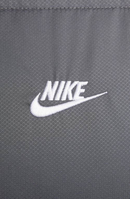 Nike Club Water Repellent Primaloft® Insulated Puffer Jacket In Iron Grey/white