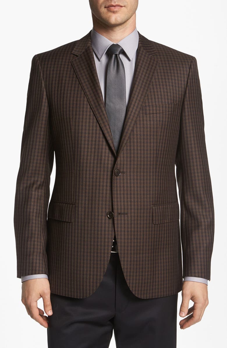 BOSS HUGO BOSS 'The Smith' Trim Fit Check Sportcoat | Nordstrom