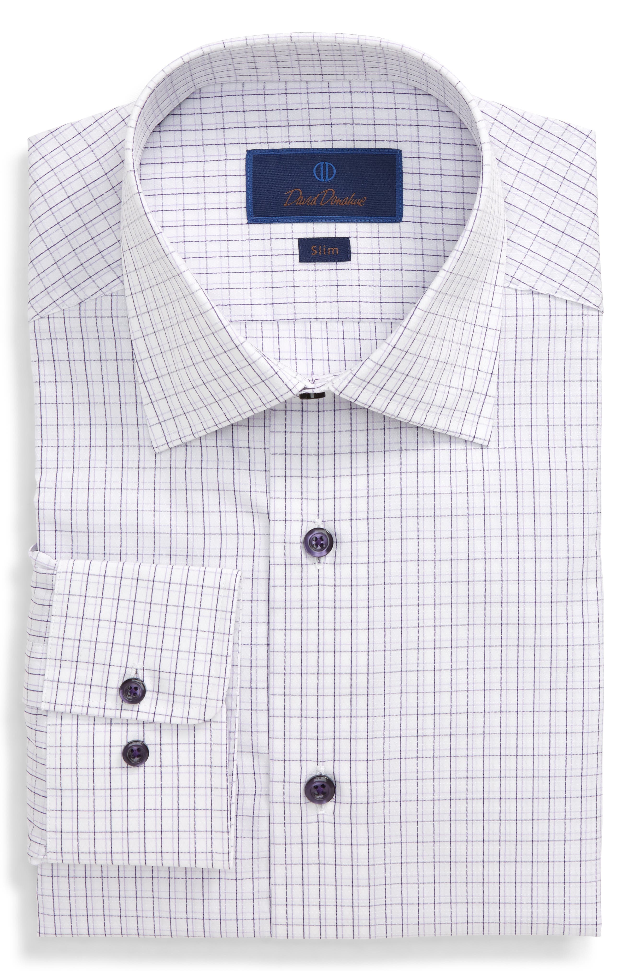 david donahue white dress shirt
