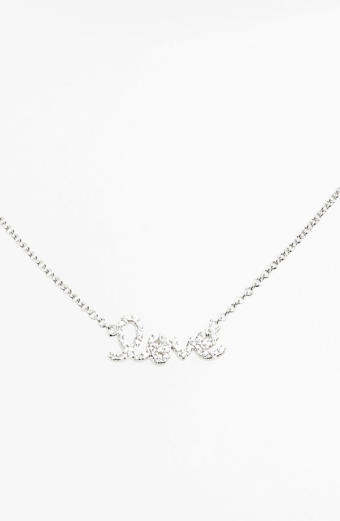 Sugar Bean Jewelry 'Love' Pendant Necklace Nordstrom