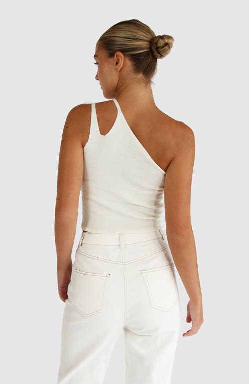 Belle & Bloom Symphony Double Strap Knit Crop In Cream