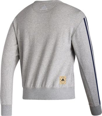 adidas Pittsburgh Penguins Heathered Gray Team Classics Vintage Pullover  Sweatshirt