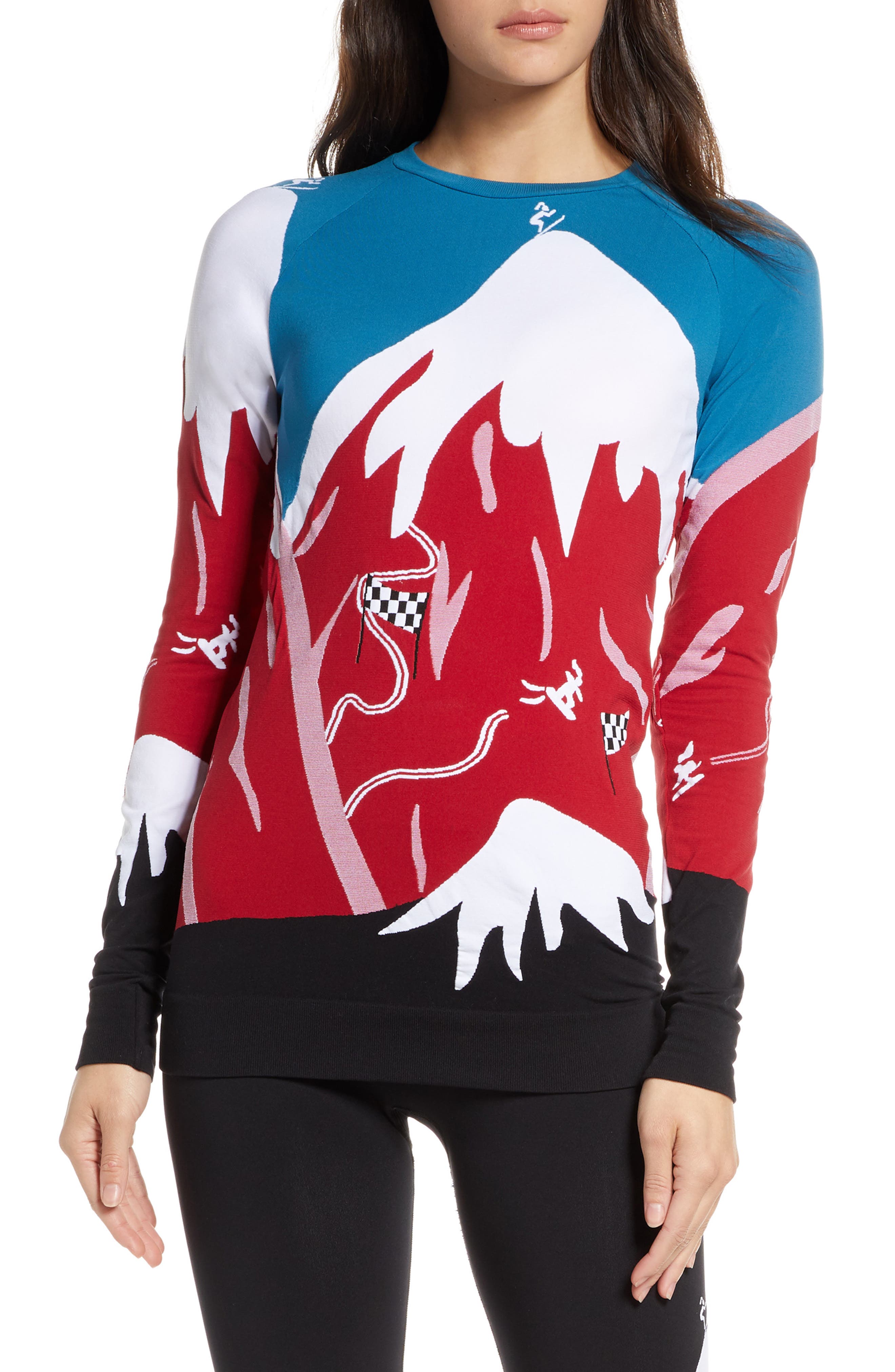 womens ski base layer top