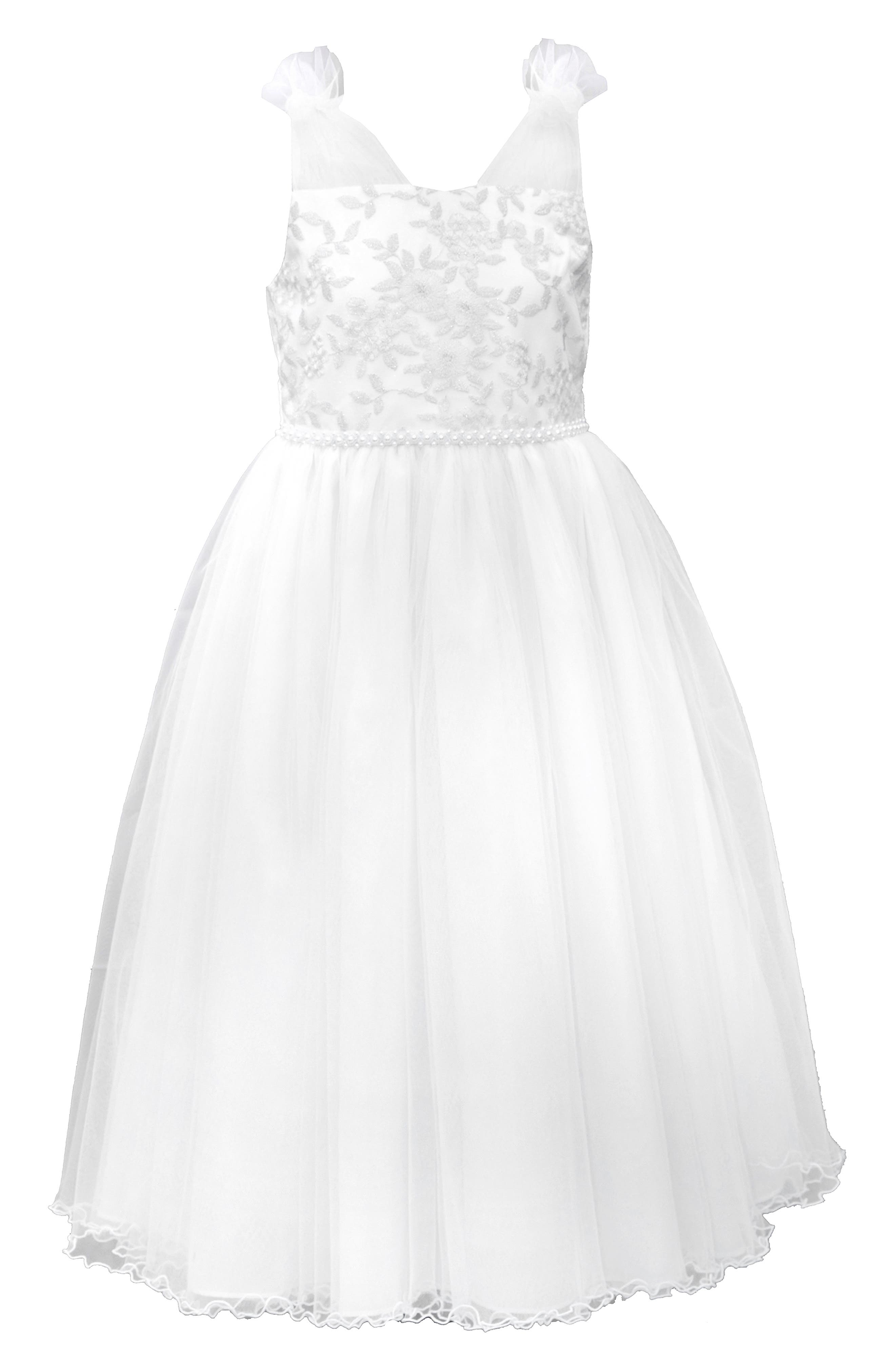 Ivy Tie Shoulder Tulle Dress | Nordstrom