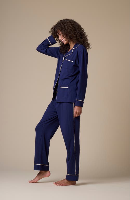 KIP. KIP LUXE STRETCH COTTON PAJAMA SET 