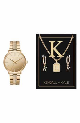 Kendall Kylie Watch Chunky Chain Strap Silver and Poland