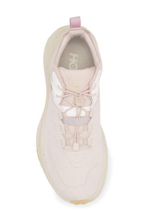 Shop Hoka Transport Chukka Gore-tex® Waterproof Running Shoe In Cosmic Pearl/oat Milk