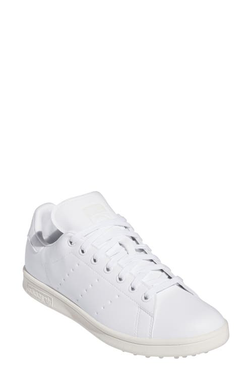 Adidas Golf Gender Inclusive Stan Smith Spikeless Golf Shoe In White/white