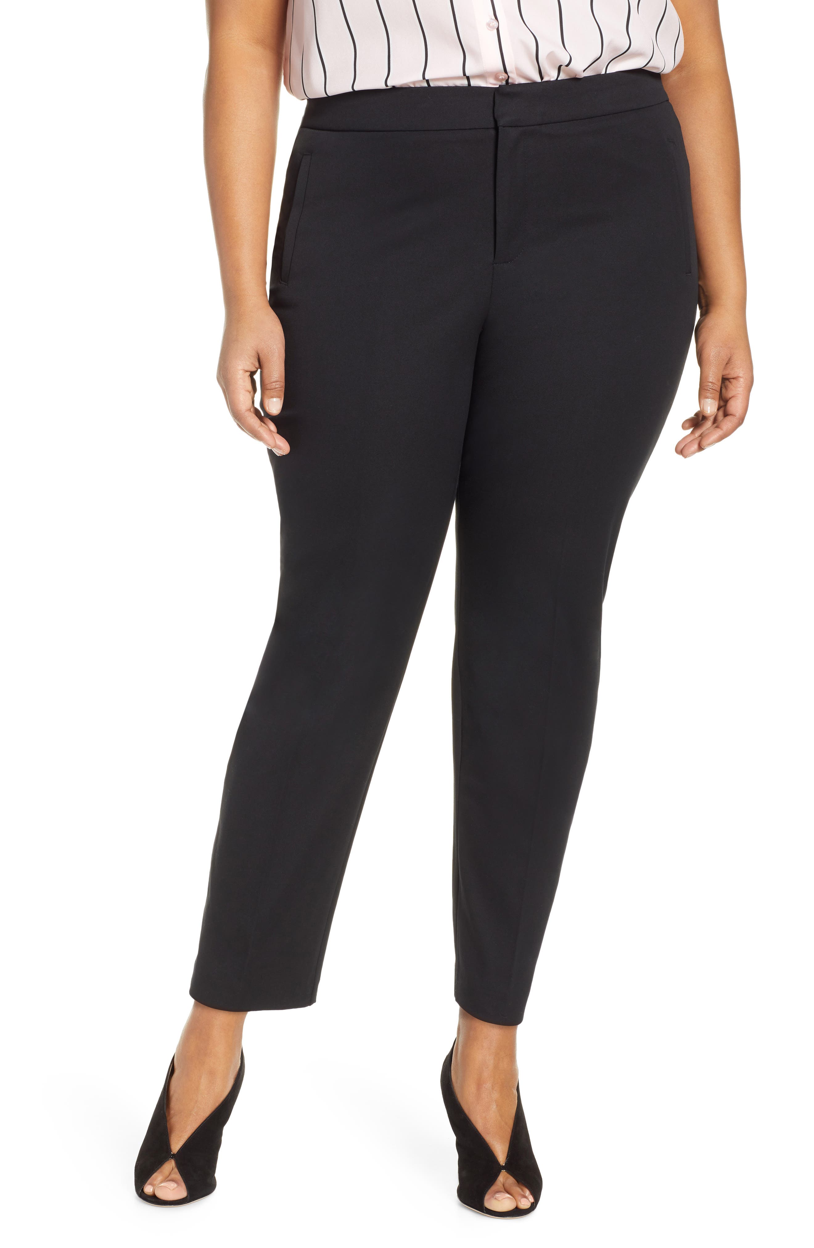 ELOQUII Premier Stretch Work Pants (Plus Size) Nordstrom