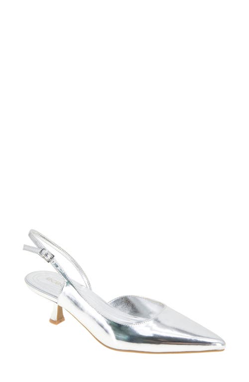 Bcbgeneration Kittie Pointed Toe Pump In Silver