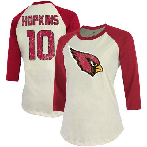 Men's New Era Cardinal Arizona Cardinals Current Raglan Long