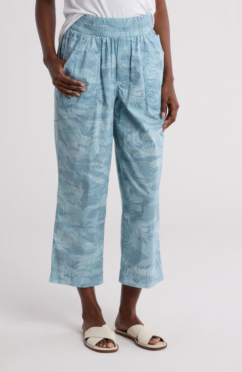 Gathered Waist Pull-On Pants