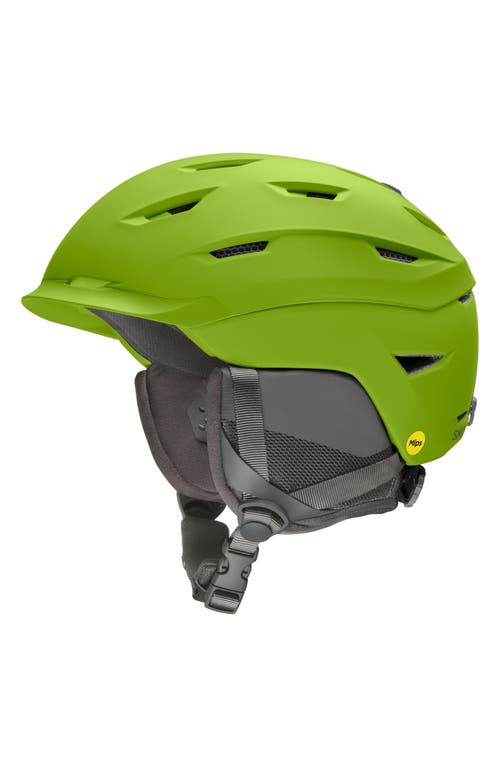 Smith Level Snow Helmet with MIPS in Matte Algae at Nordstrom