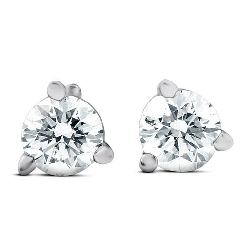 Bliss Diamond 1/4ct Lab Grown Diamond Studs 14k Gold In 14k White Gold
