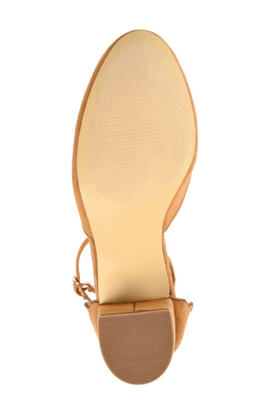 Shop Journee Collection Edna Pump In Cognac