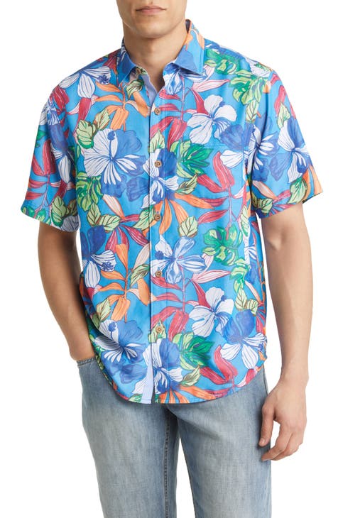 Tommy Bahama San Diego Padres Coconut Point Island Button-up Shirt At Nordstrom in Metallic for Men