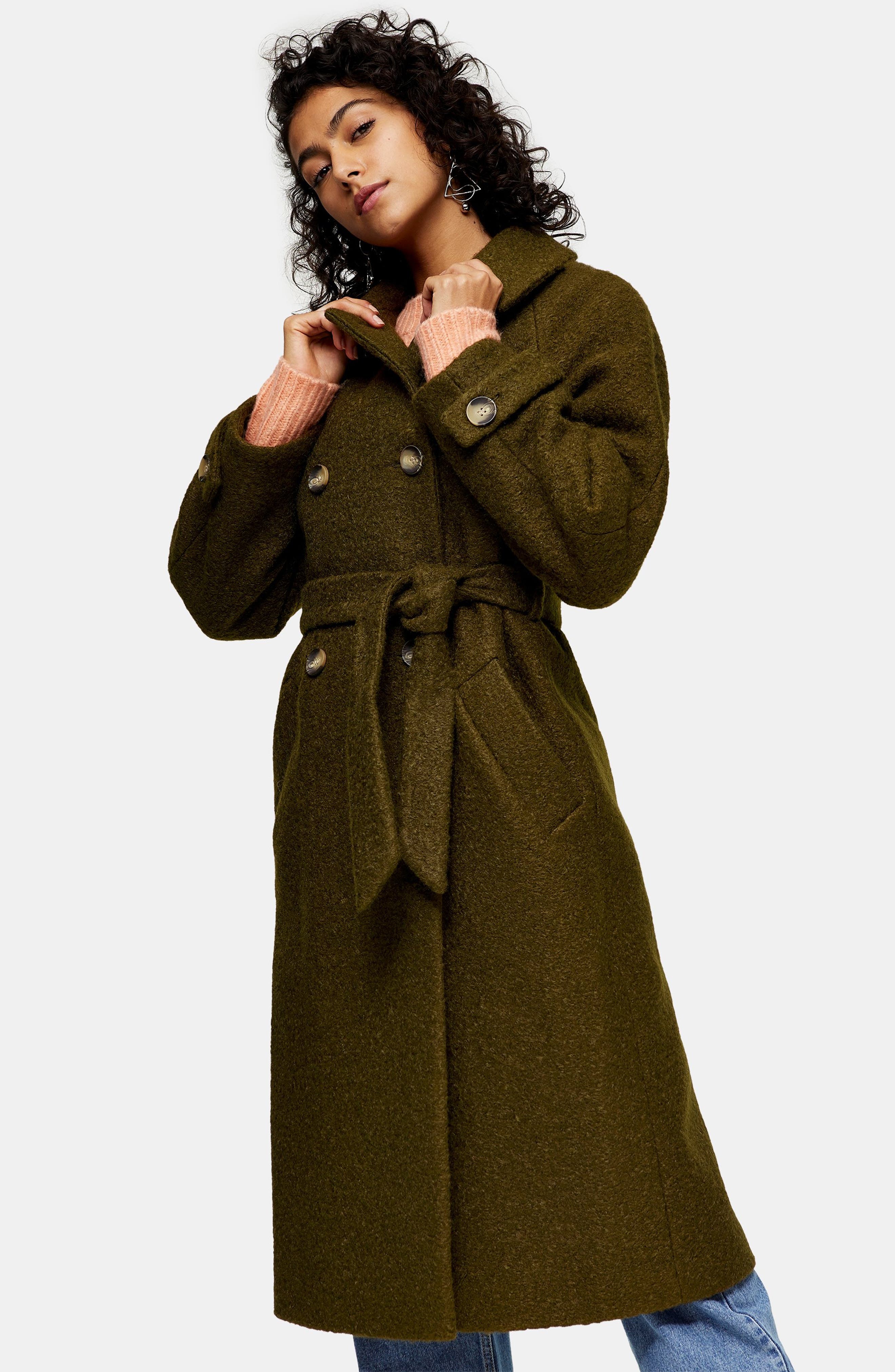 Arin Bouclé Trench Coat Nordstrom Rack