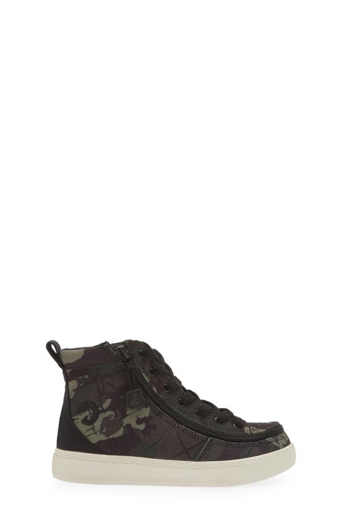 Shop Billy Footwear Kids' Classic Lace High Top Sneaker In Camo/white