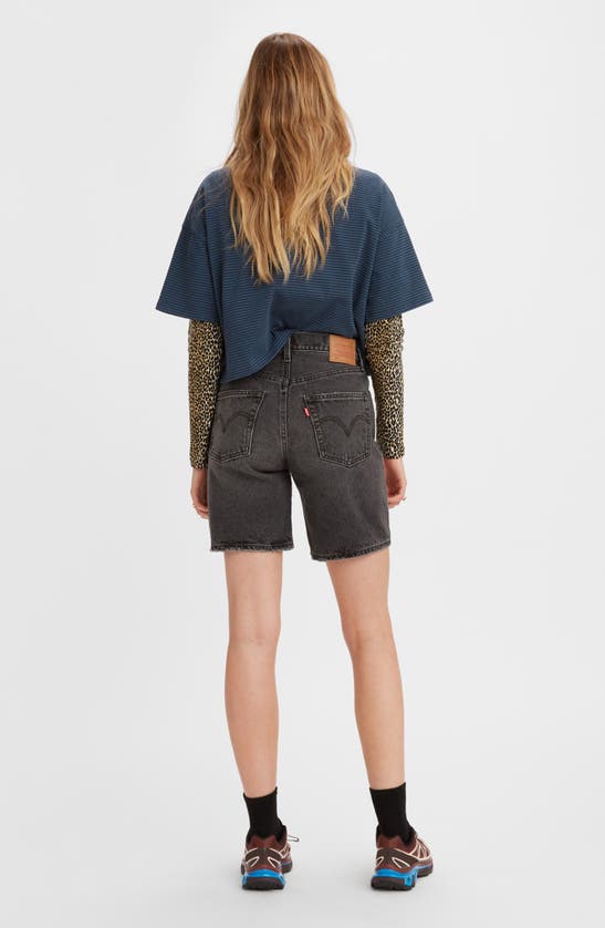 Levi's Straight-leg Denim Shorts In Blended