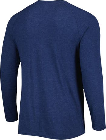Concepts Sport Navy Seattle Mariners Inertia Raglan Long Sleeve Henley T-Shirt