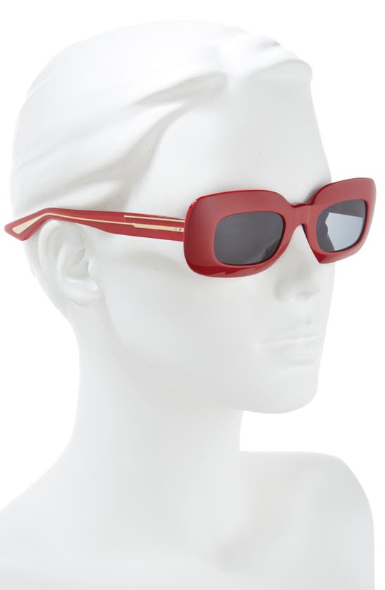 Shop Oliver Peoples 1966c 49mm Square Sunglasses In Red