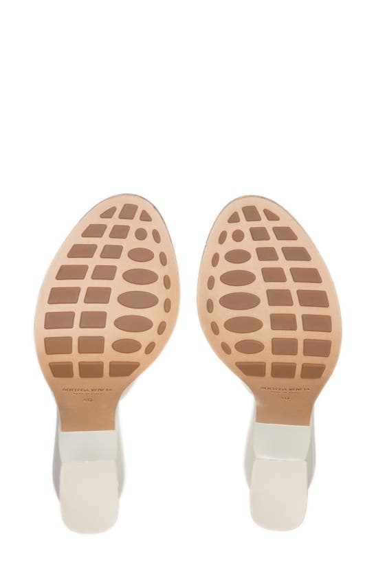 Bottega Veneta Cha-cha 100 Patent Leather Mules In White
