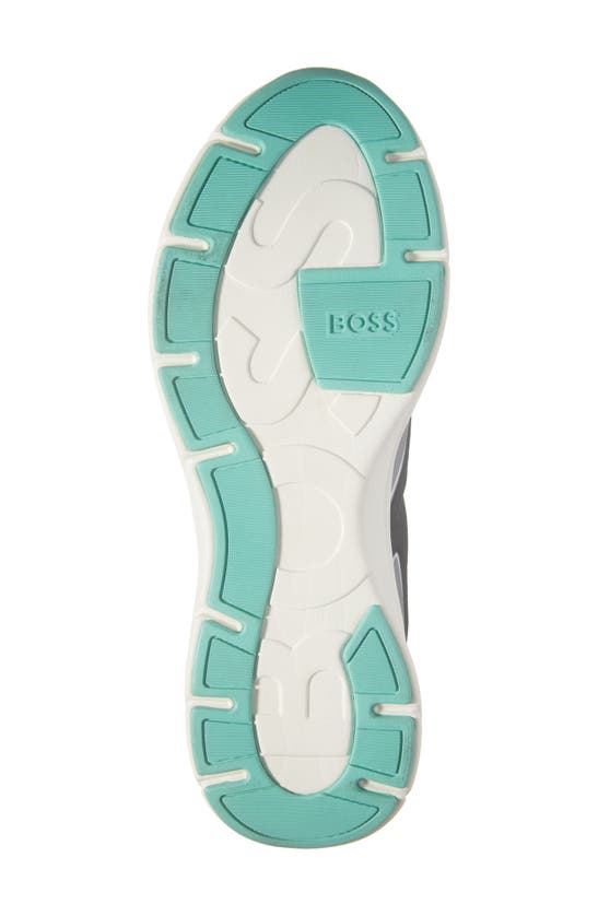 Hugo Boss Owen Runn Empr Sneaker In Open Green